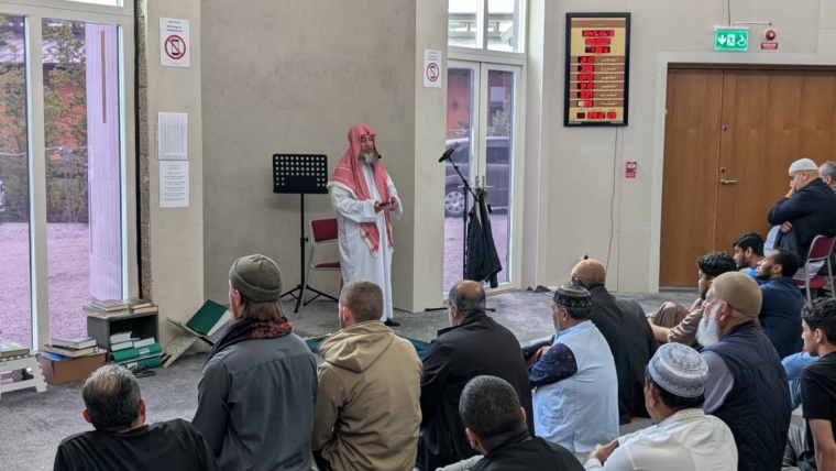 Den sista Jumu’ah före Eid al-Adha vid Stenhagen Mosque