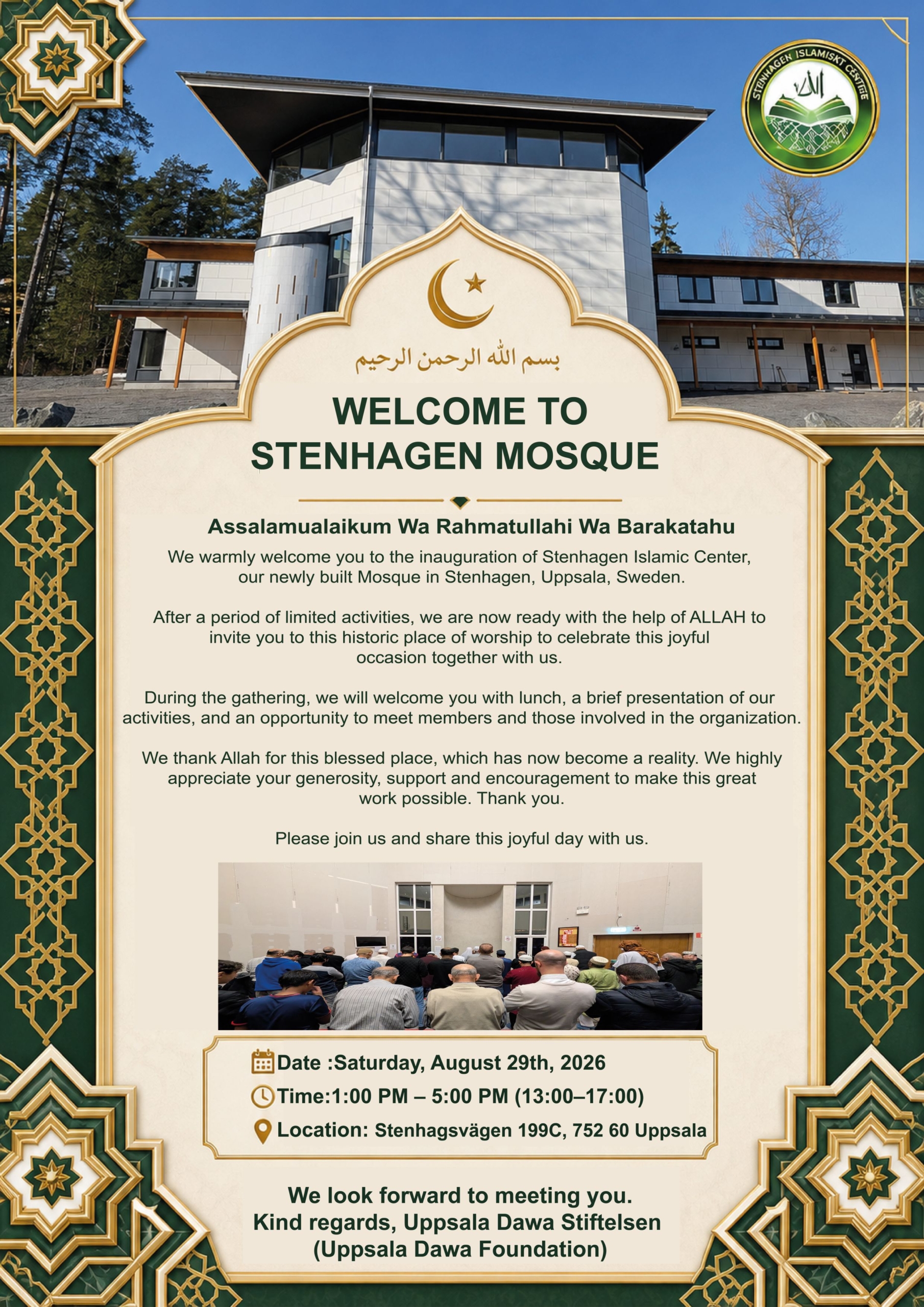 Welcome to Stenhagen Mosque